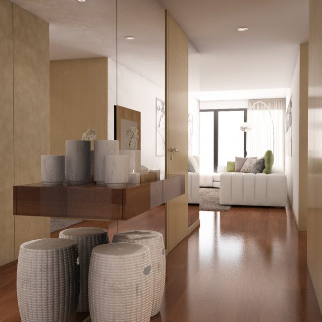 Hall de entrada 3D