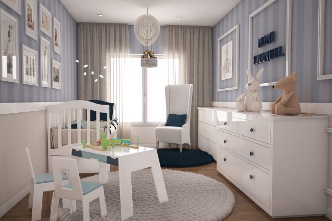 Quarto de bebé 3D