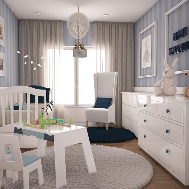 Quarto de bebé 3D