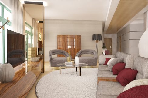 Sala de estar 3D