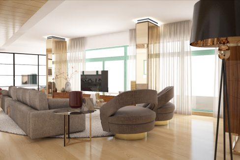 Sala de estar 3D