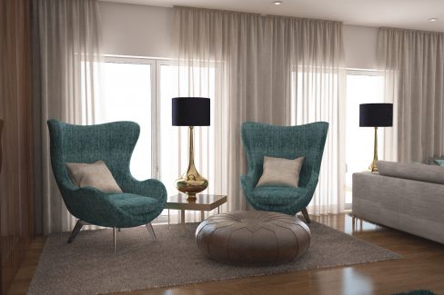 Sala de estar 3D