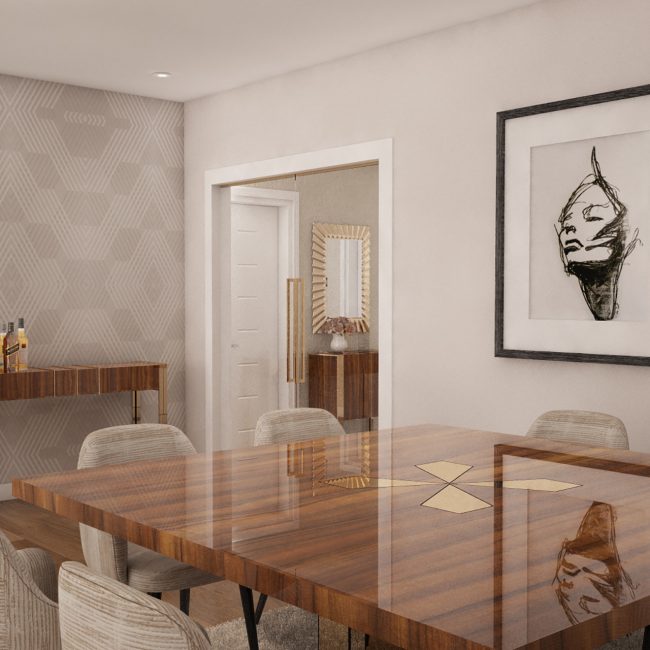 Sala de jantar 3D